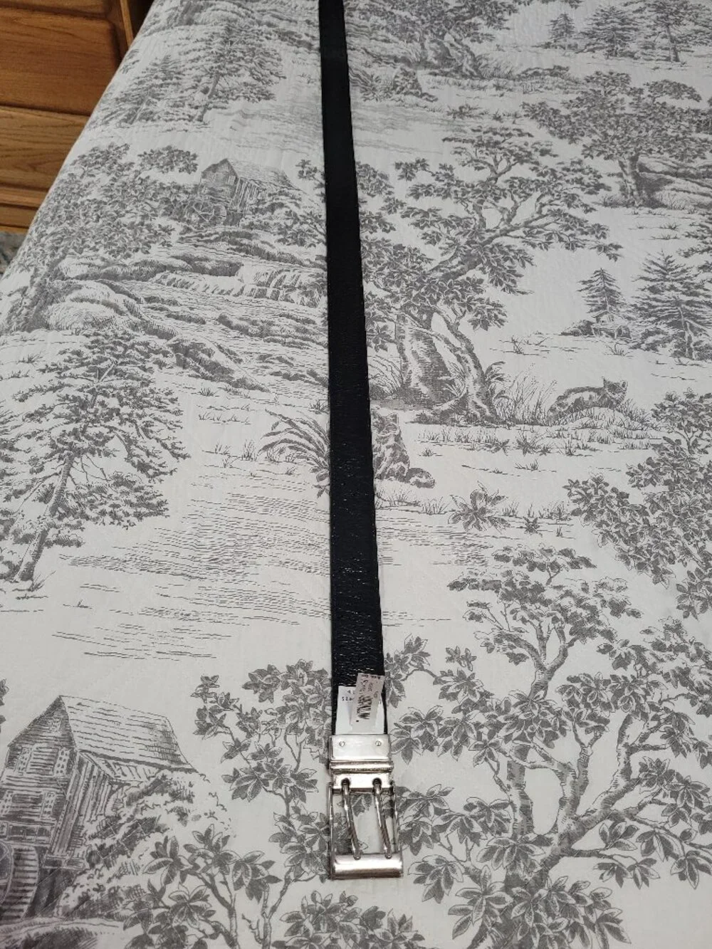 Vintage Rolf's Dark Red & Black Faux Snake Skin Reversible Belt Size Large